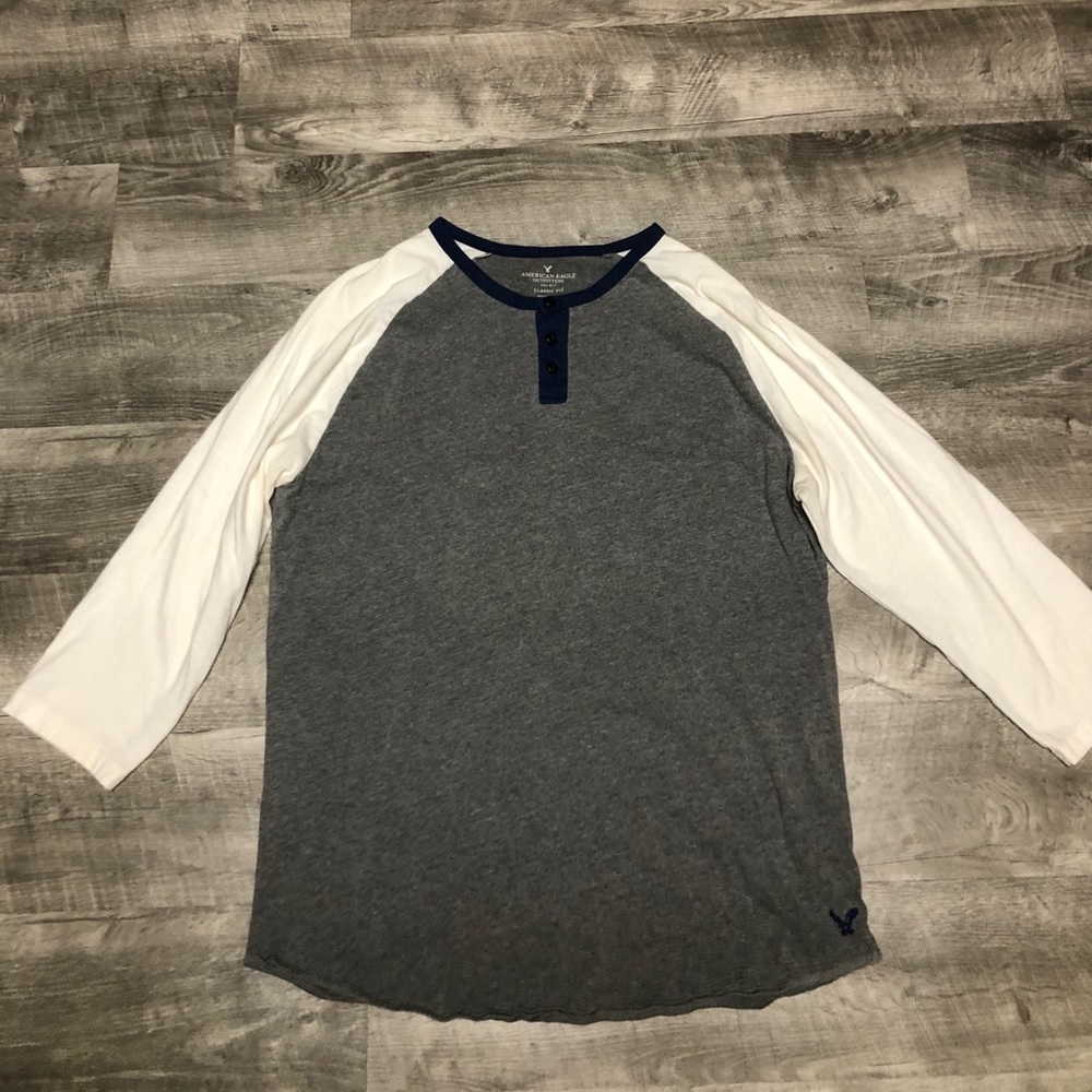 🦅Men’s xl American eagle 3/4 quarter sleeve
